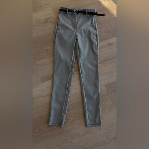 NWT Iris Women's Black and White Checkered Pants